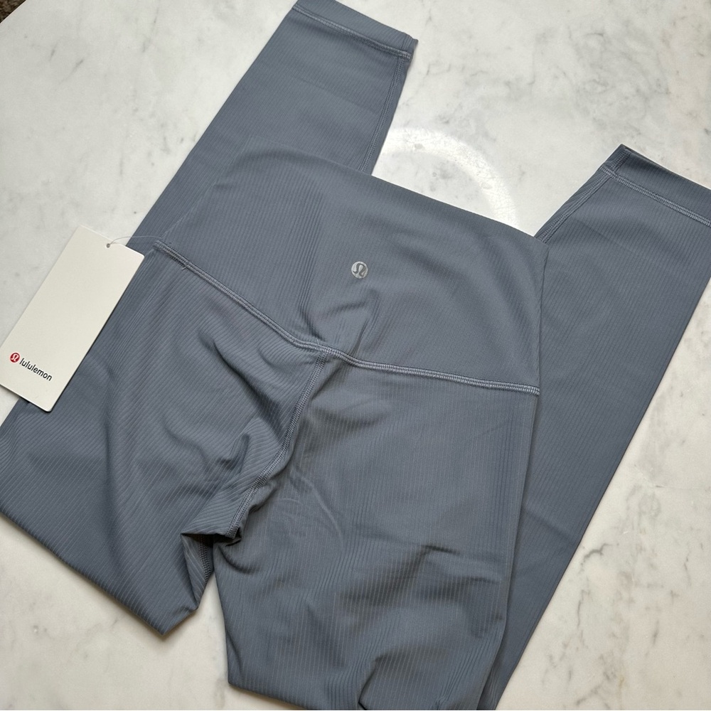 Lululemon Align Ribbed HR Pant 25” - Belgian Blue - Picture 4 of 4